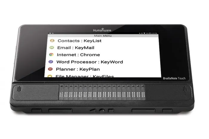 BrailleNote Touch Plus 18 – Tableta y anotador